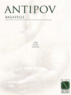 cover image of Bagatelle, for flute and guitar